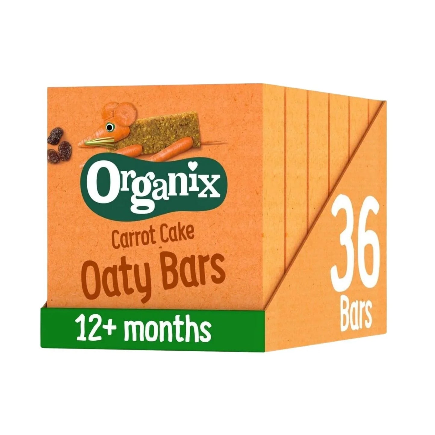 Organix Carrot Cake Soft Oaty Bars 12+ months 138g (6x23g)