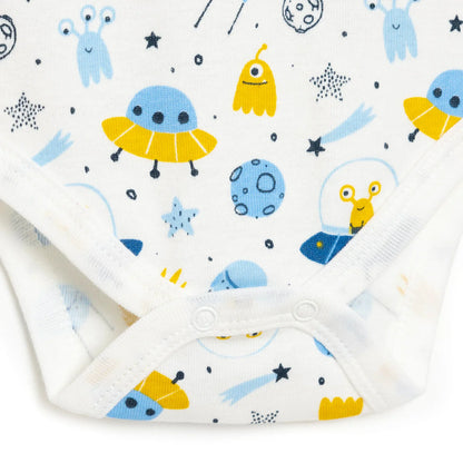 HelloBaby Baby Boy Short Sleeve  Body - White