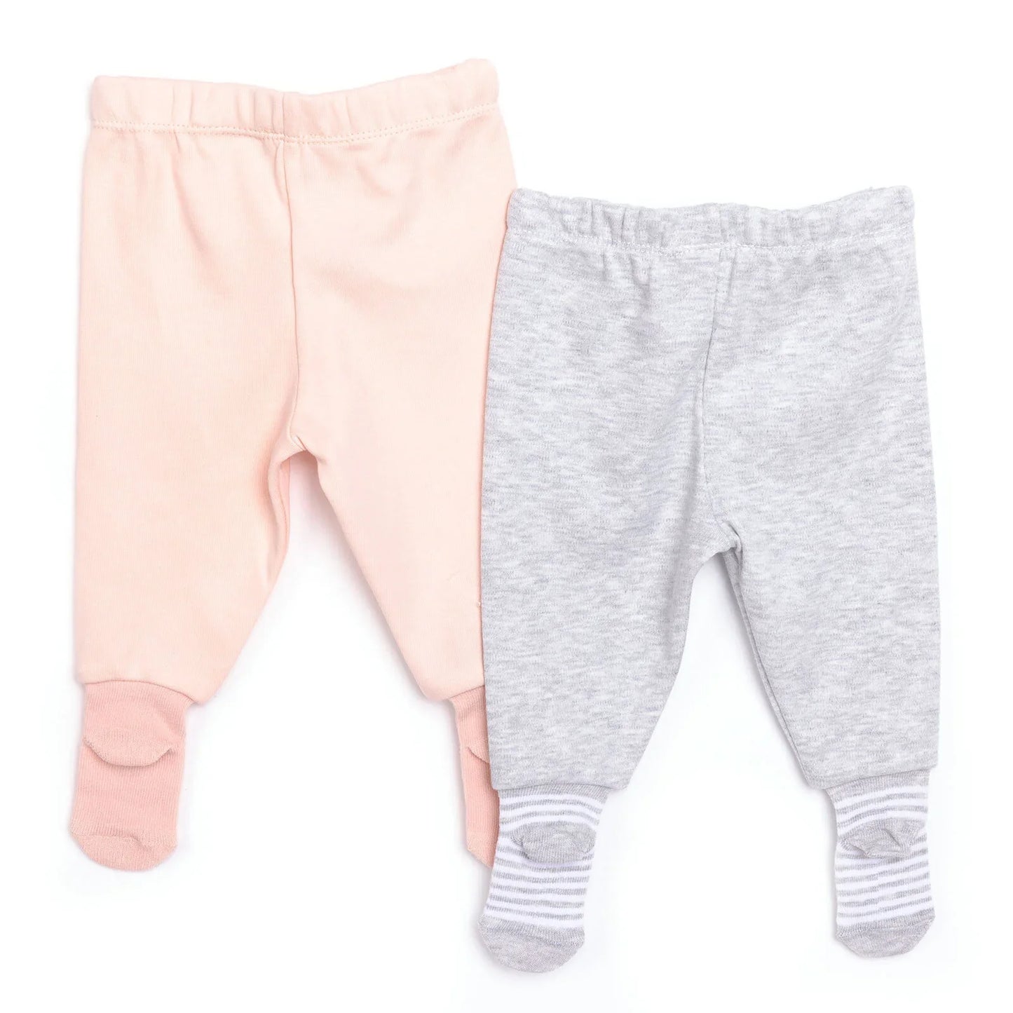 HelloBaby 2-Pack Joggers with socks - Pink