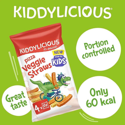 Kiddylicious Veggie Straws 3+ years 48g (4x12g)