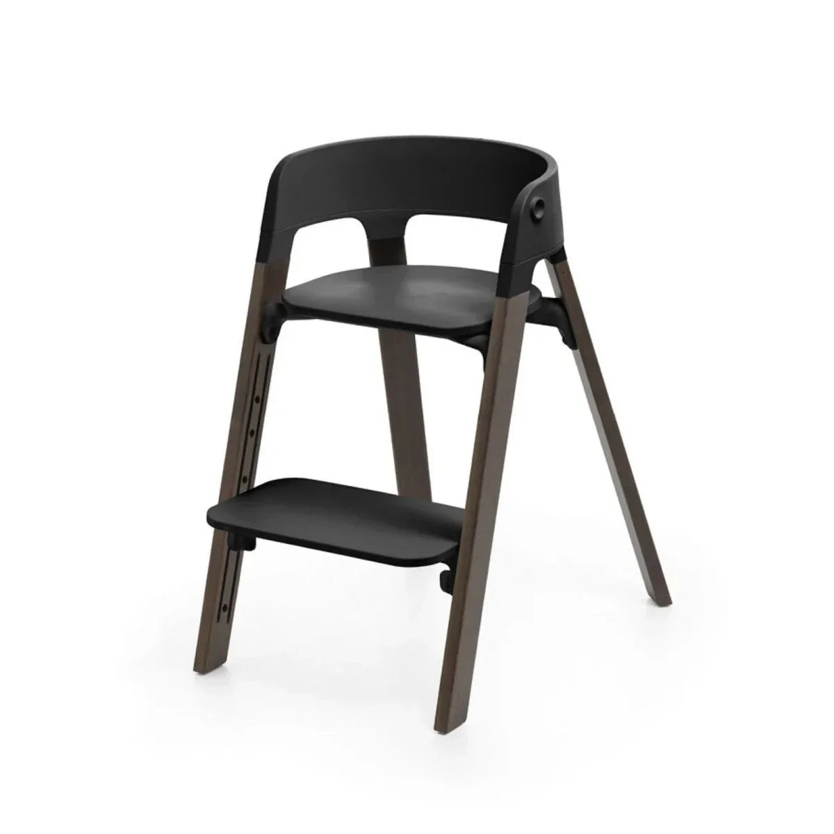Stokke Steps Highchair - Black/Warm Brown