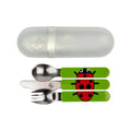 TUM TUM Travel Cutlery Set with Case - Ladybird