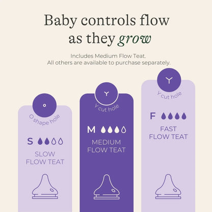 Lansinoh NaturalWave Medium Flow Teats Pack of 2