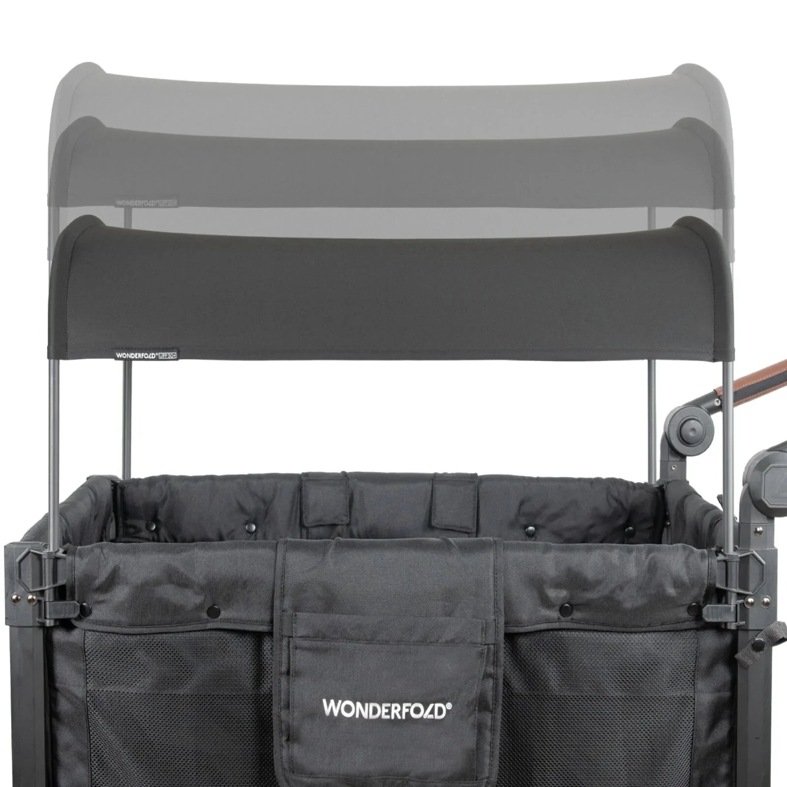 Wonderfold W2 Luxe Pro Stroller Wagon - Charcoal Grey