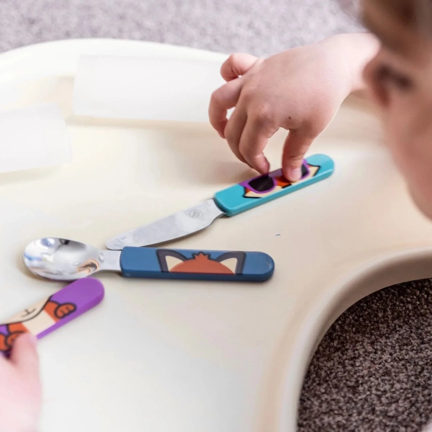TUM TUM Travel Cutlery Set with Case - Felicity Fox