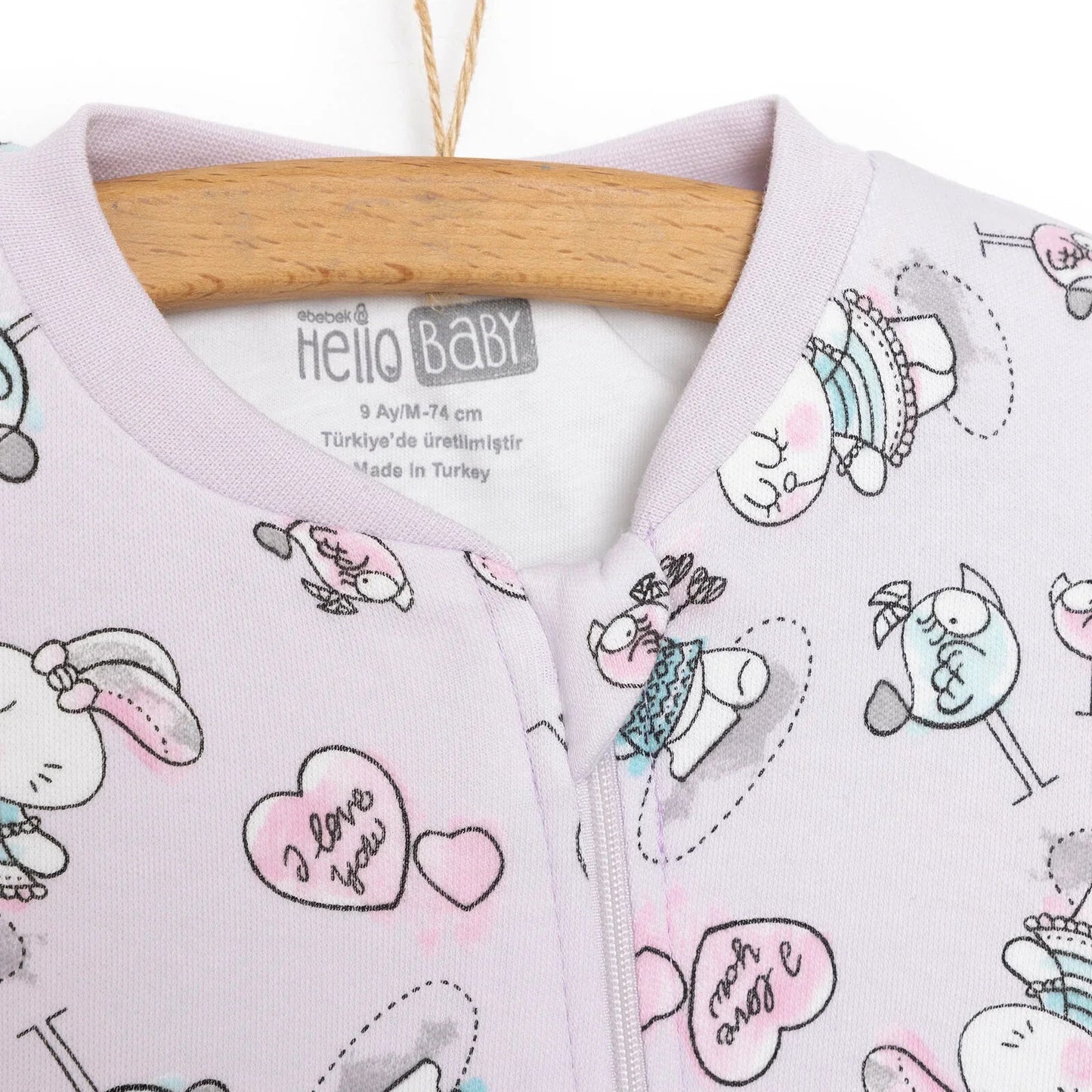 HelloBaby Sleepsuit - Purple