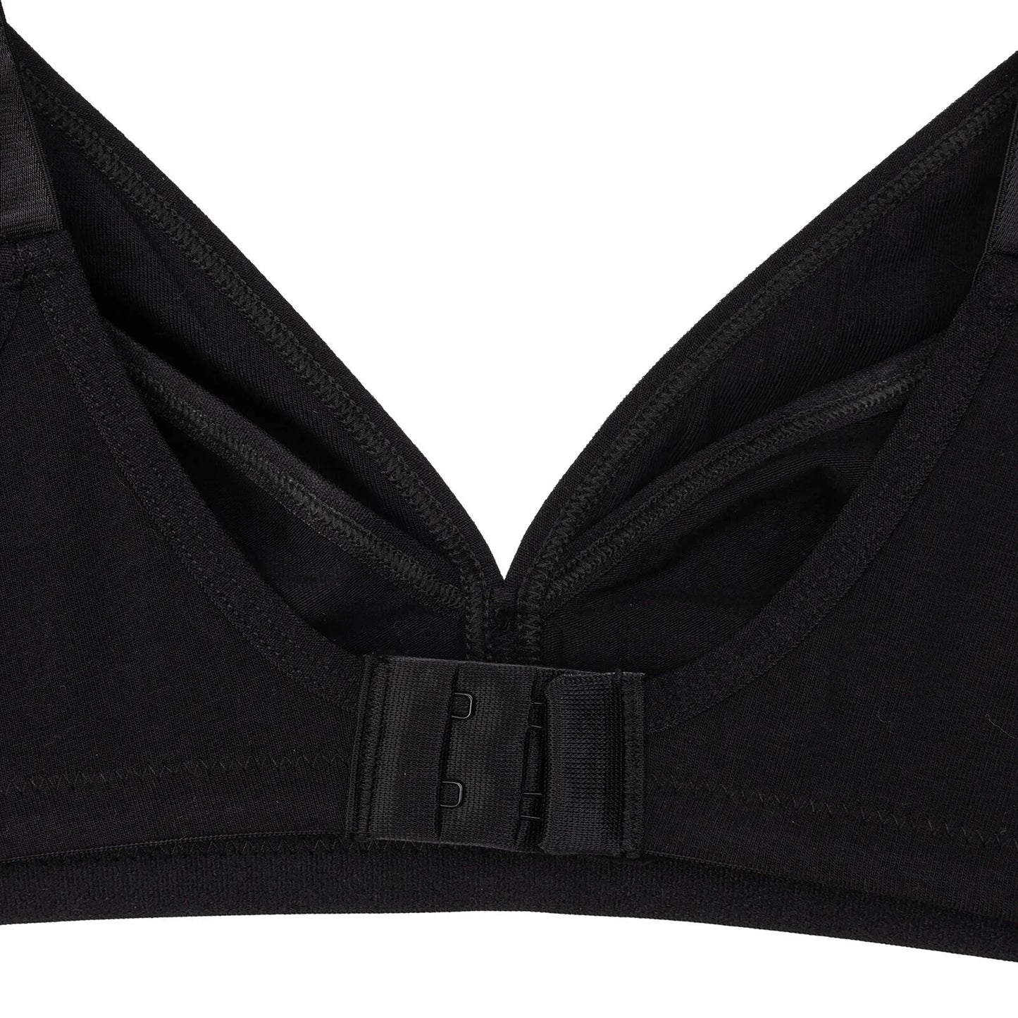 baby mom Non Padded Nursing Bra - Black