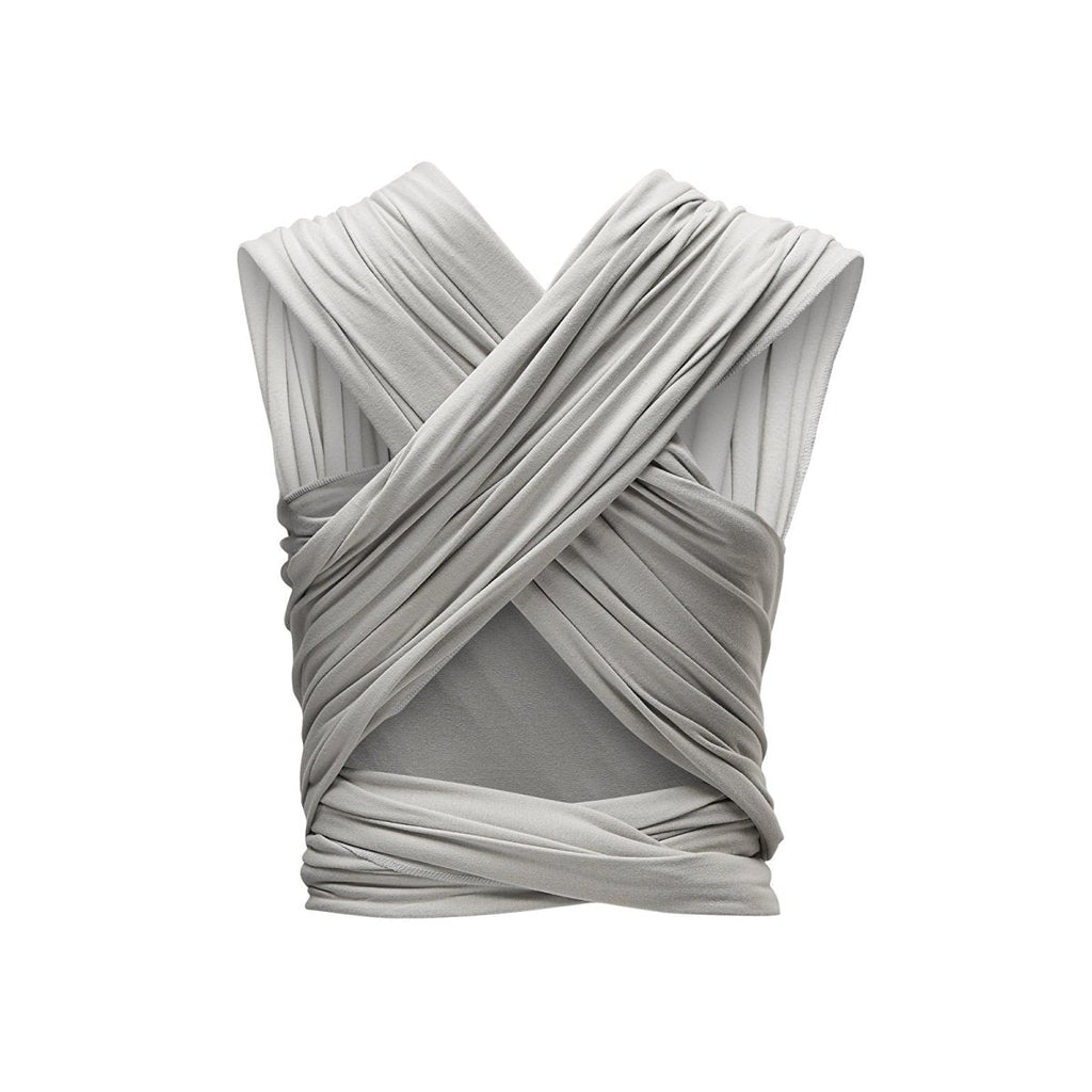 Gaia Carry Stretchy Baby Wrap Organic Cotton - Silver Grey
