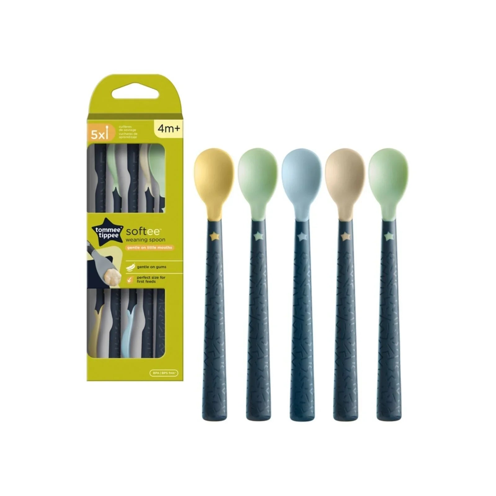 Tommee Tippee Softee Weaning Spoons Pack of 5