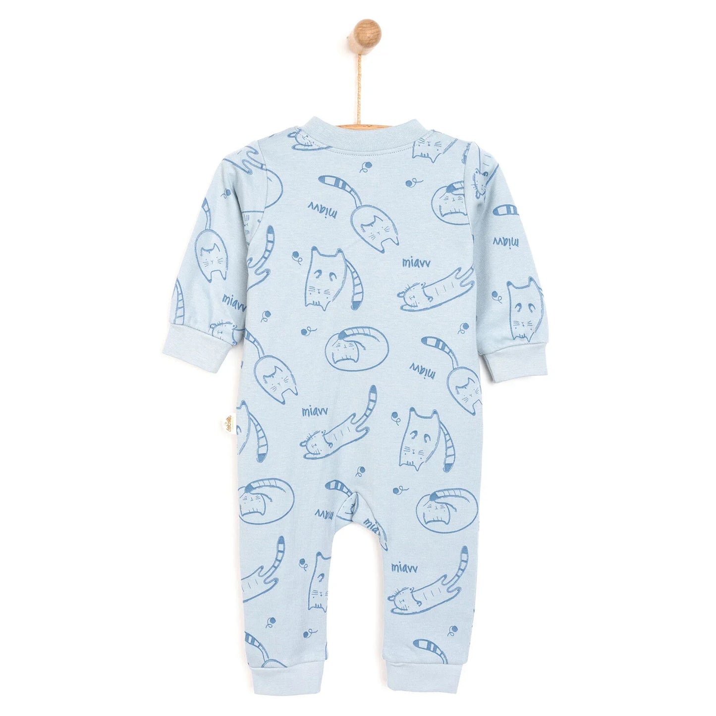 Bebetto Baby Boy Footless Jumpsuit - Indigo