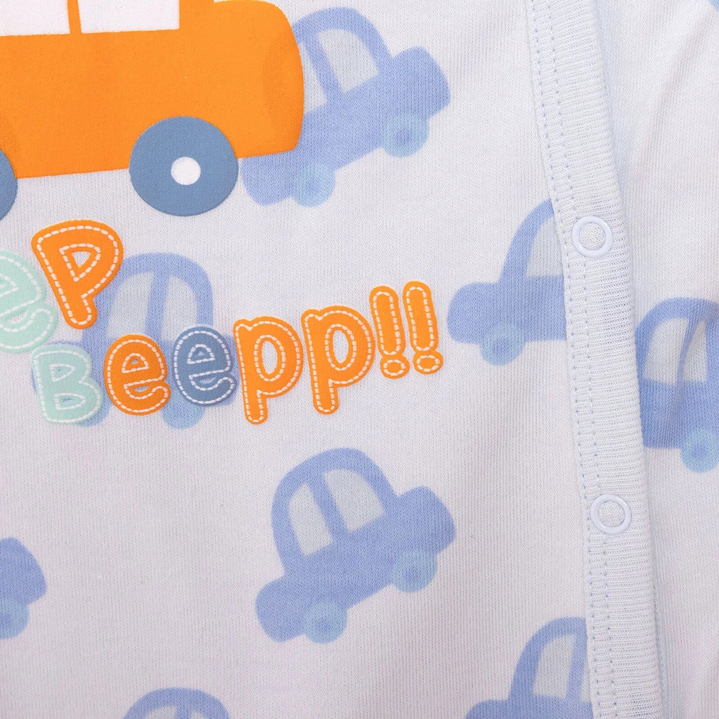 HelloBaby  Newborn Baby Boy  Footed Bottom - Blue