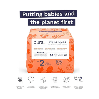 Pura Eco Nappy Size 2 - 29 nappies