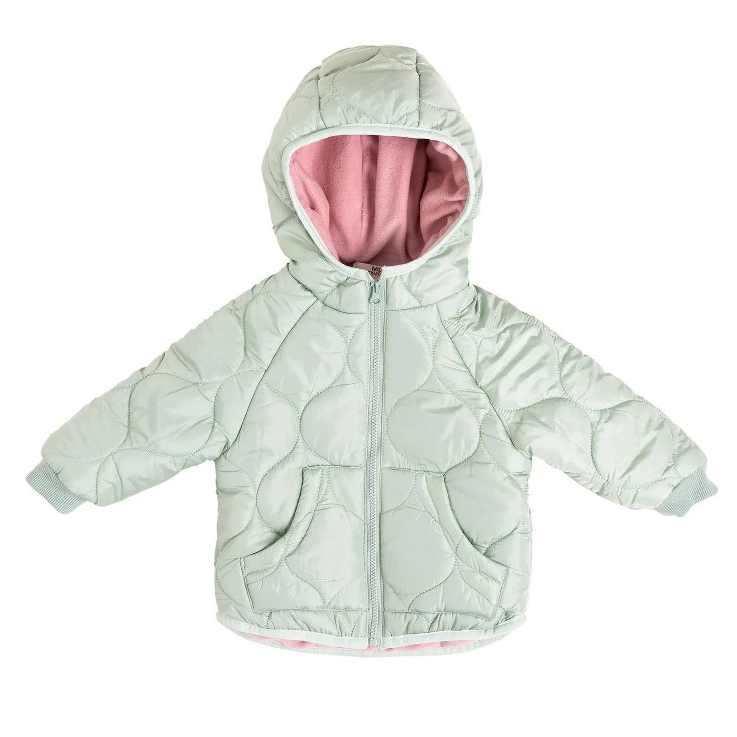 Midimod Basic Girl Quilted Coat - Multicolour