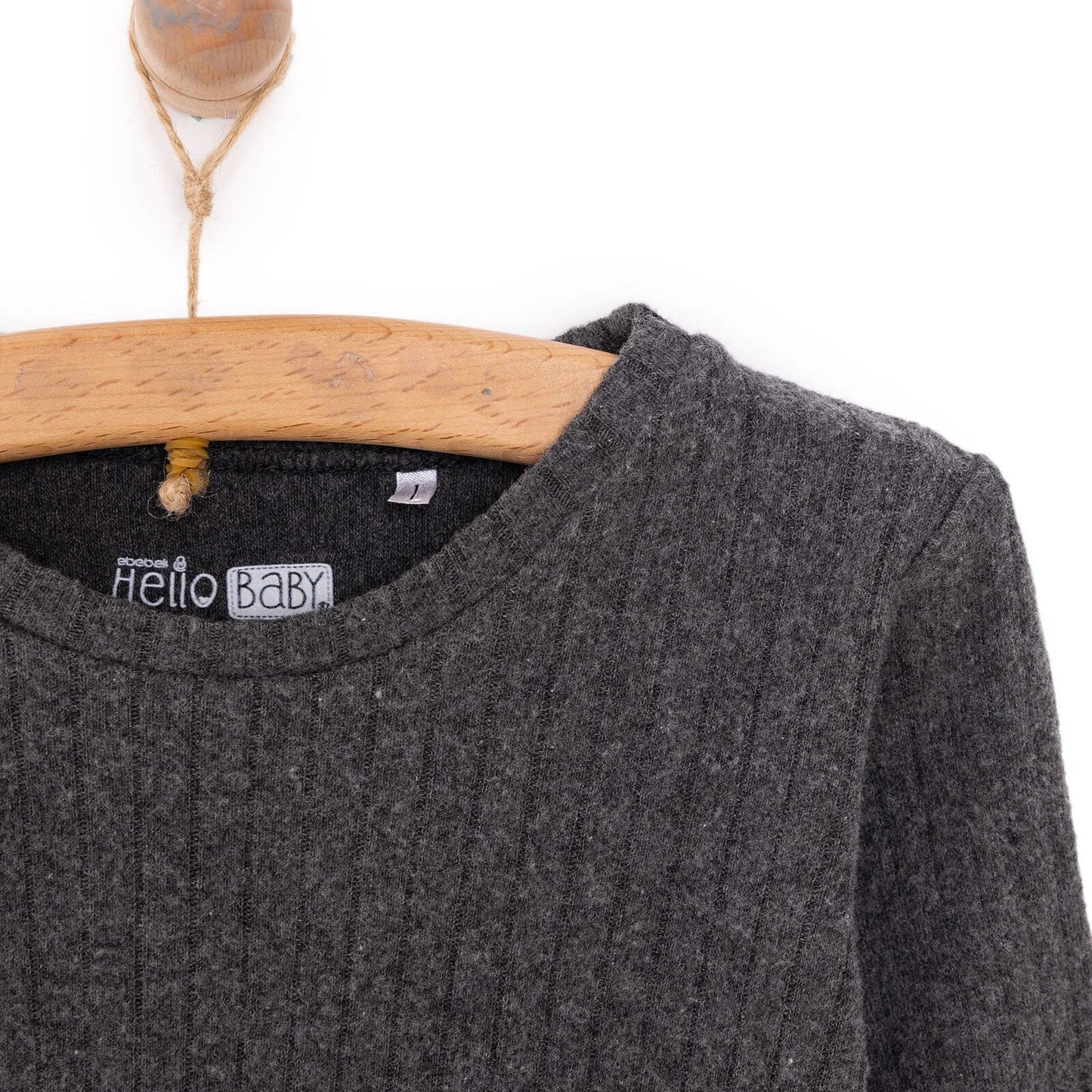 HelloBaby  Baby Boy Long Sleeve Pyjamas Set - Dark Grey