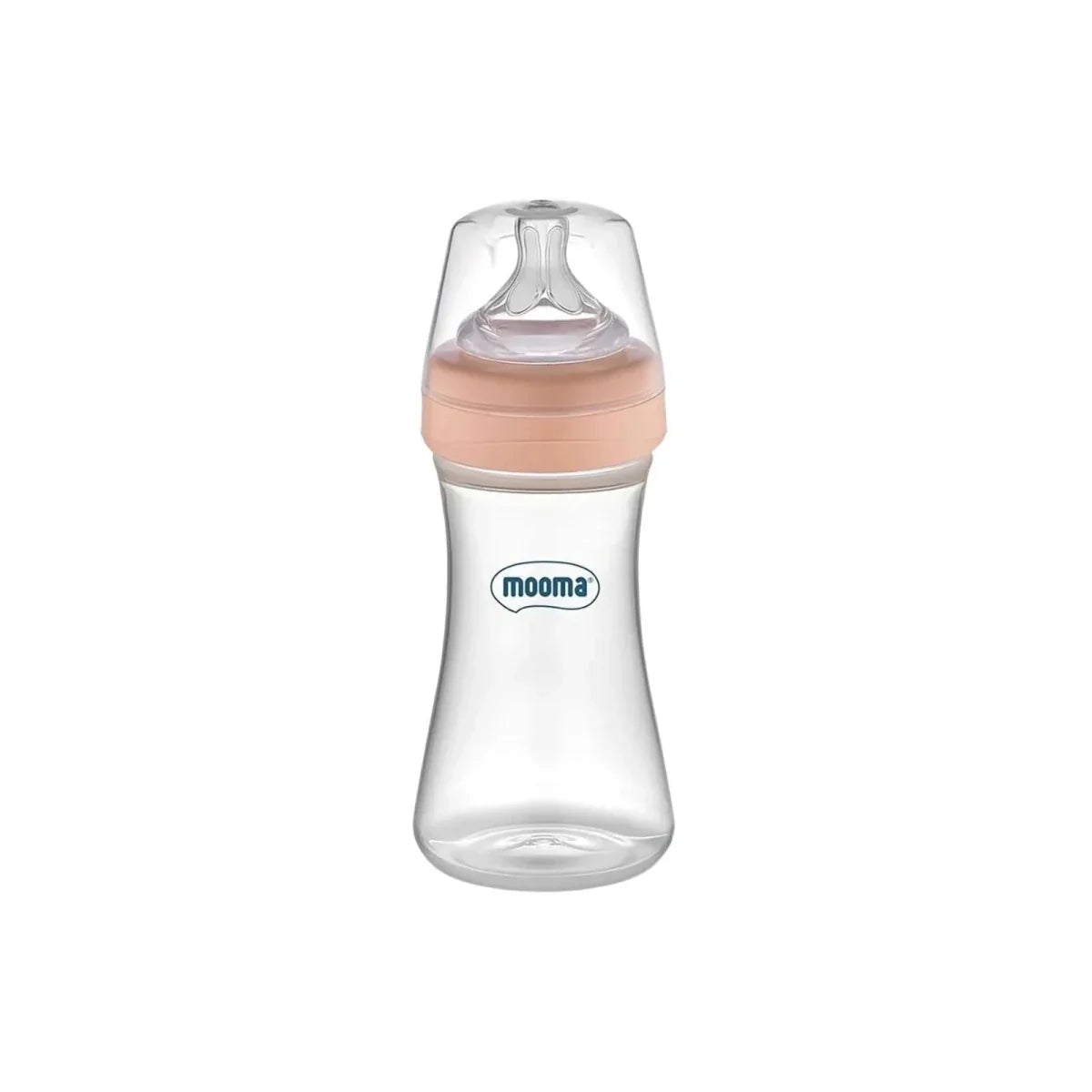 Mooma Kindy Bottle Medium Flow 6-18 months 250ml - Old Rose
