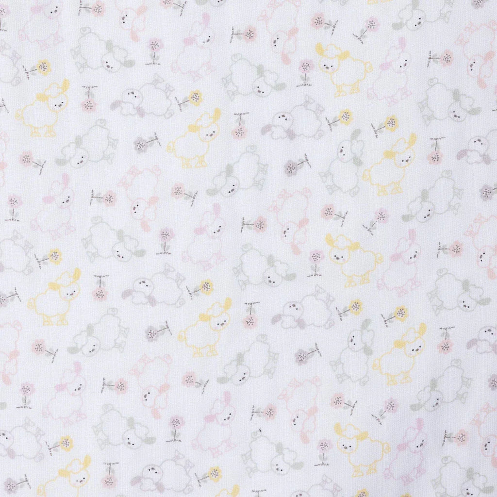 Little Dreams Muslin Blanket Girls - Printed