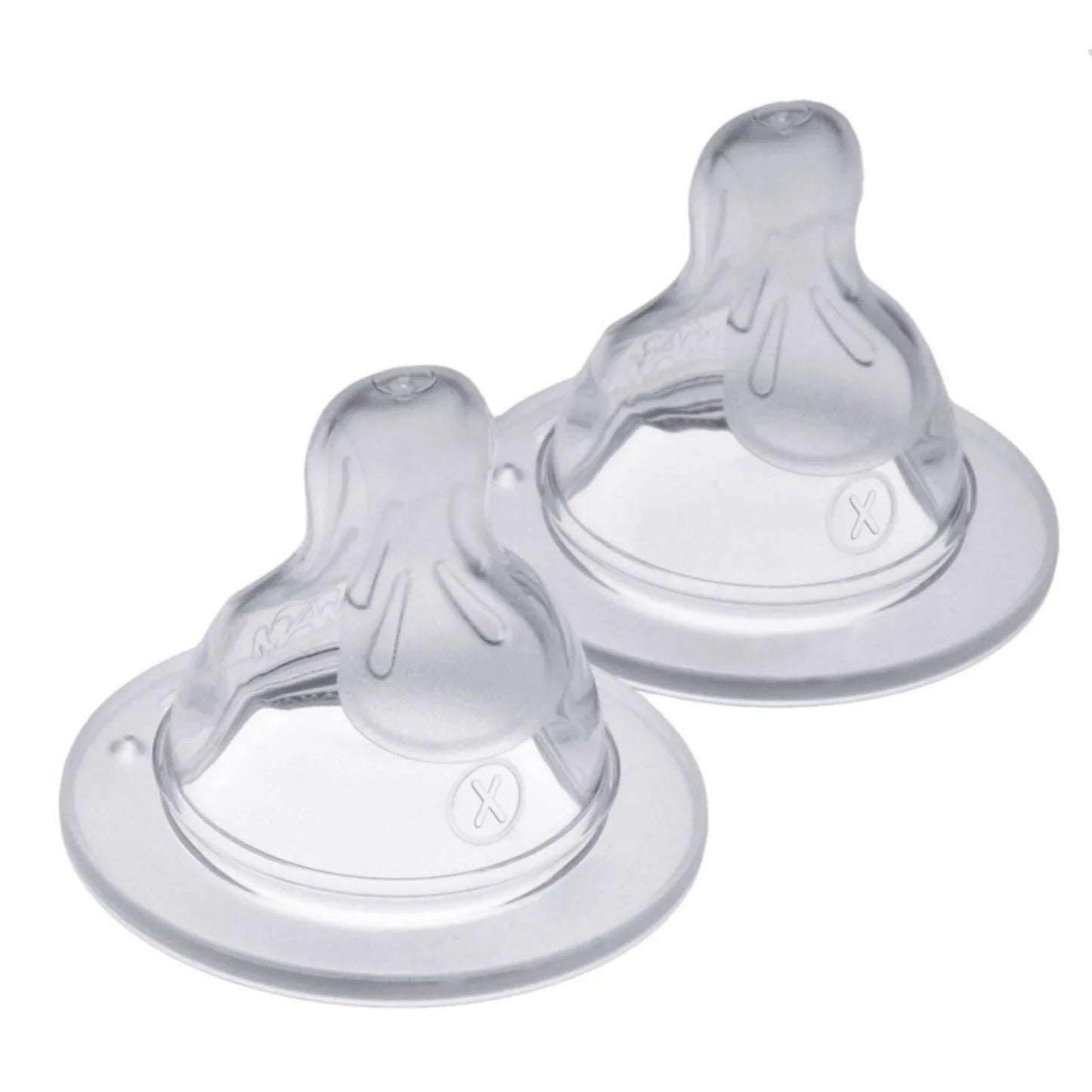 MAM SkinSoft Silicone Teat X Cut Pack of 2