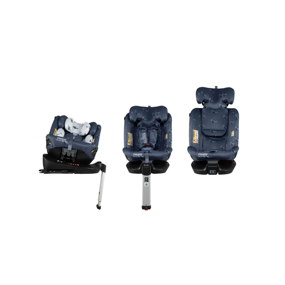 Cosatto Get Set Grow Plus i-Size Group 0+/1/2/3 360 Car Seat - Skylark
