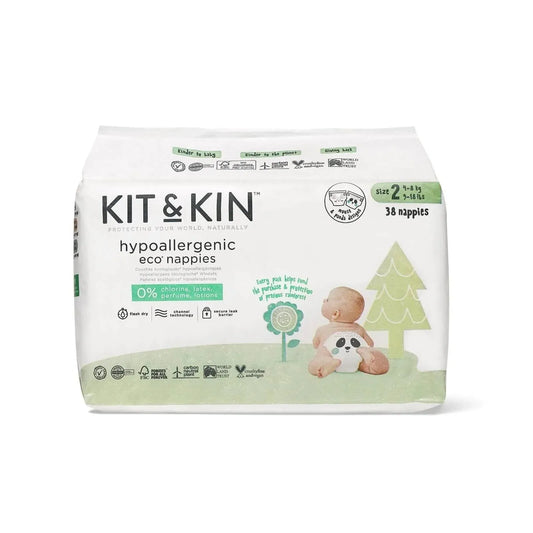Kit & Kin Nappies Size 2 - 38 nappies