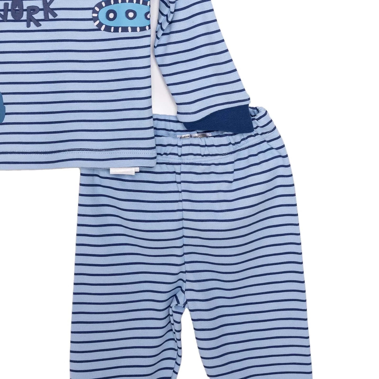 HelloBaby  Baby Boy Long Sleeve Pyjamas Set - Dark Blue
