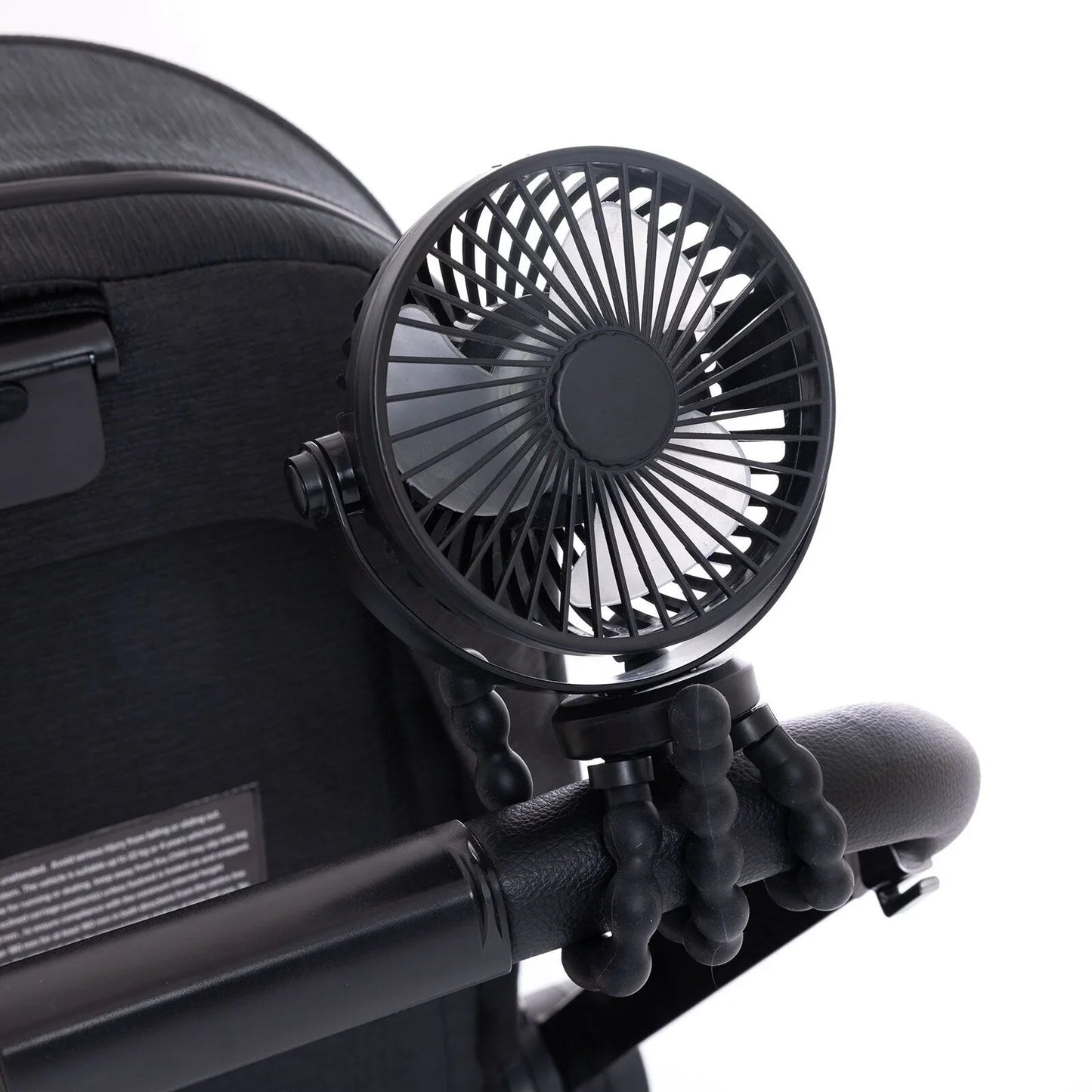 ebaby Rechargeable Stroller Fan - Black