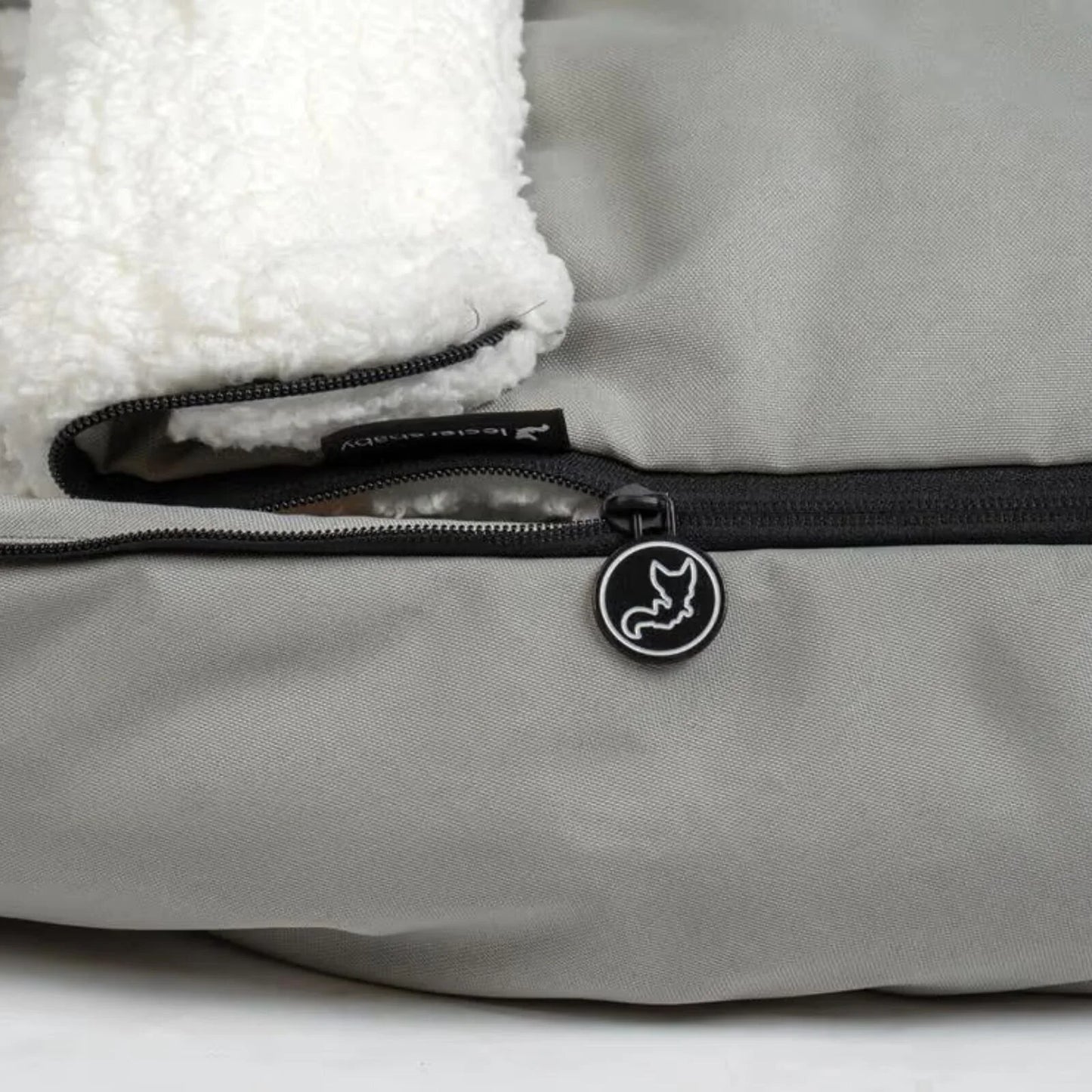 Leclerc Baby Influencer Air Footmuff Teddy - Violet Grey