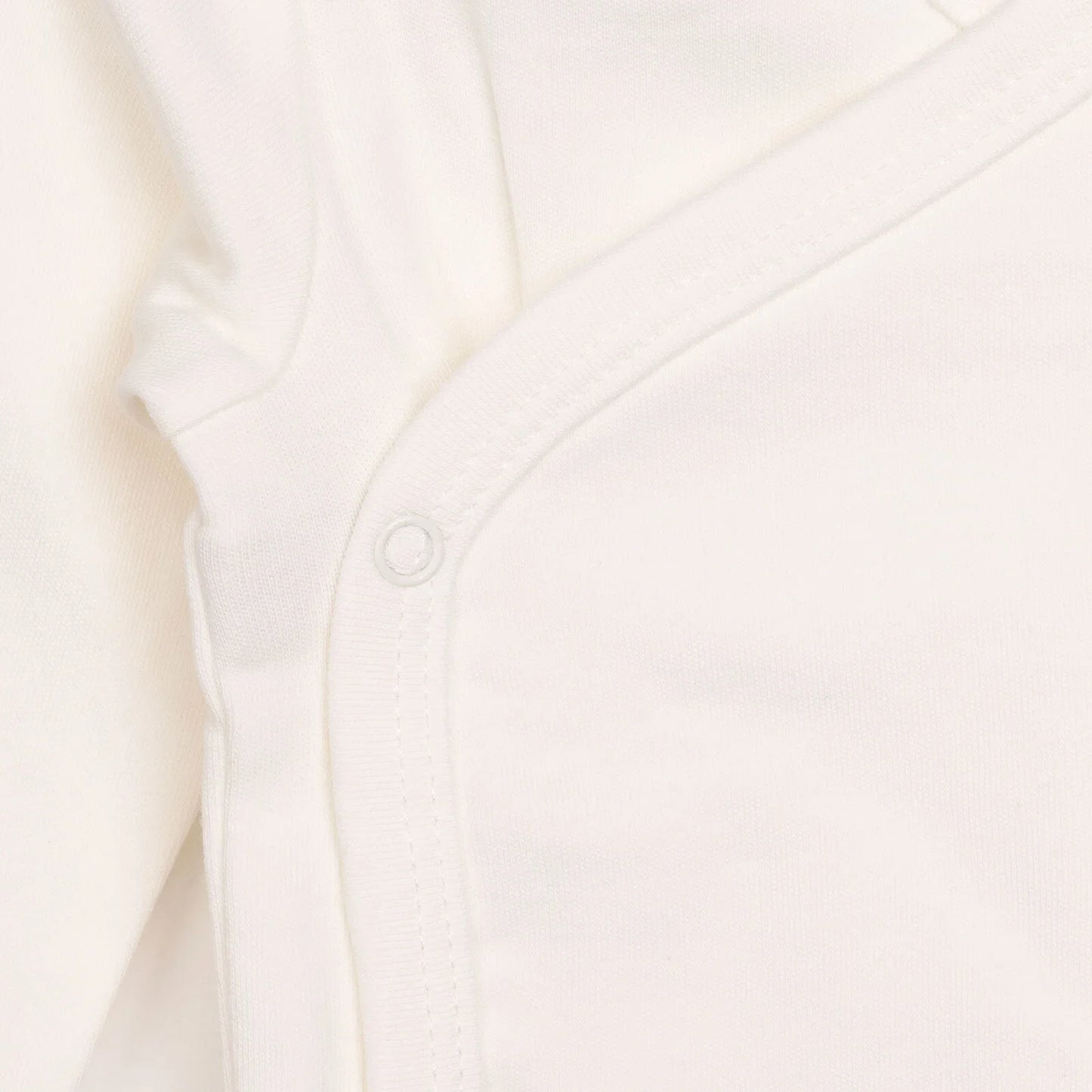 HelloBaby Newborn Organic Wrapover Top-Hat - Ecru