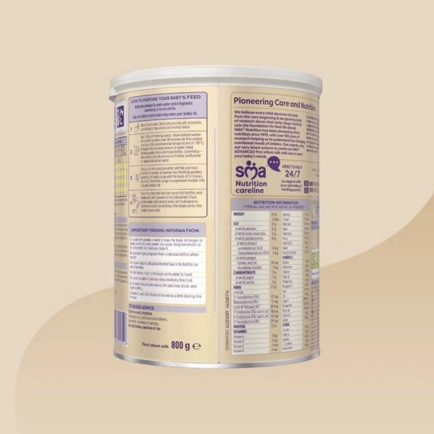 SMA Advanced 1 First Infant Milk Formula from Birth 800g