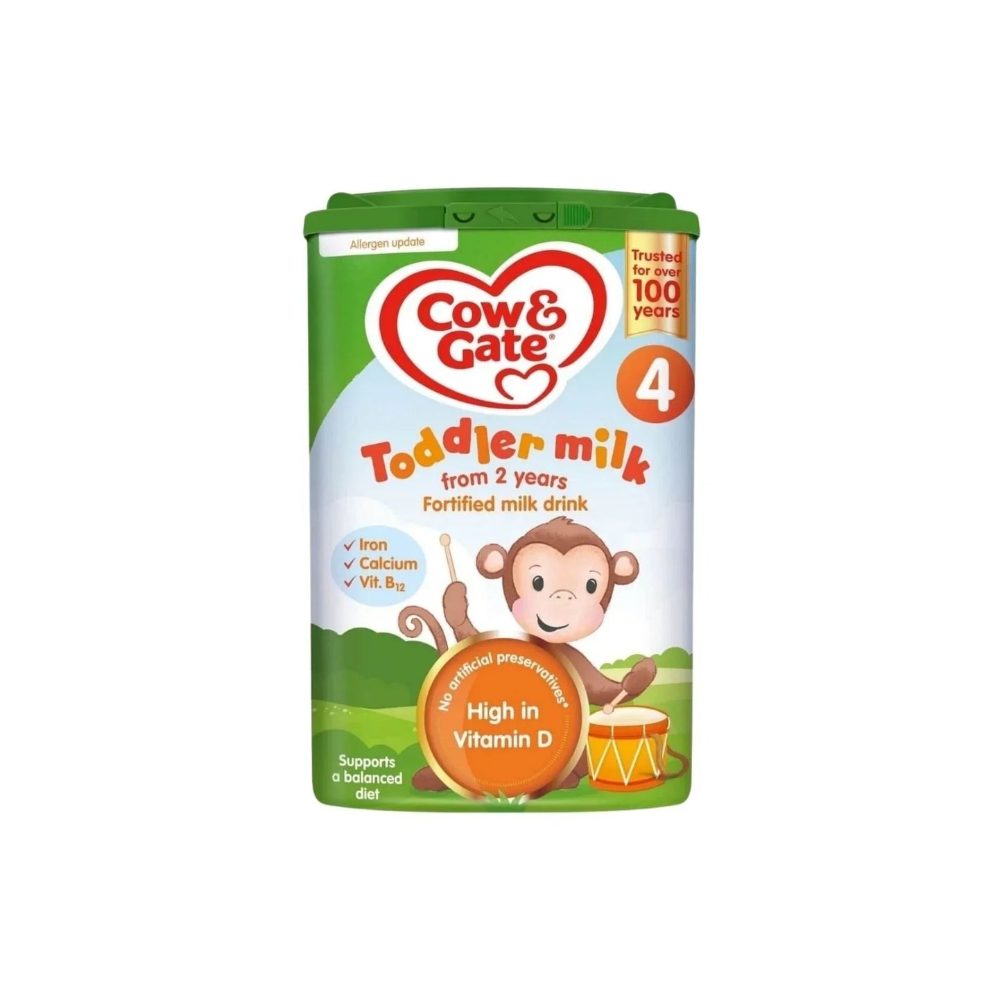 Cow and Gate 4 Toddler Milk Formula 2+ years 800g
