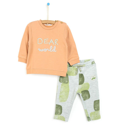 Cassiope Sweatshirt- Footless Bottom - Dark Orange