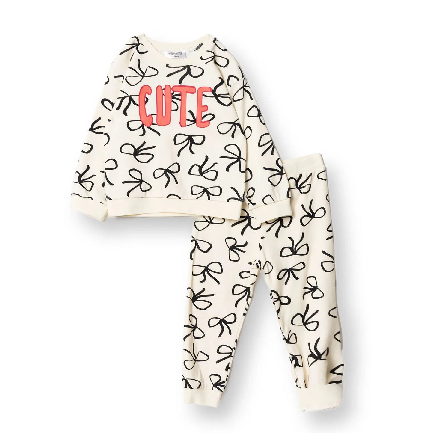 HelloBaby Jogging Set - Ecru Printed