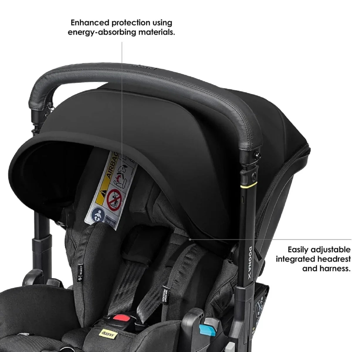 Doona X Infant Car Seat & Stroller - Nitro Black