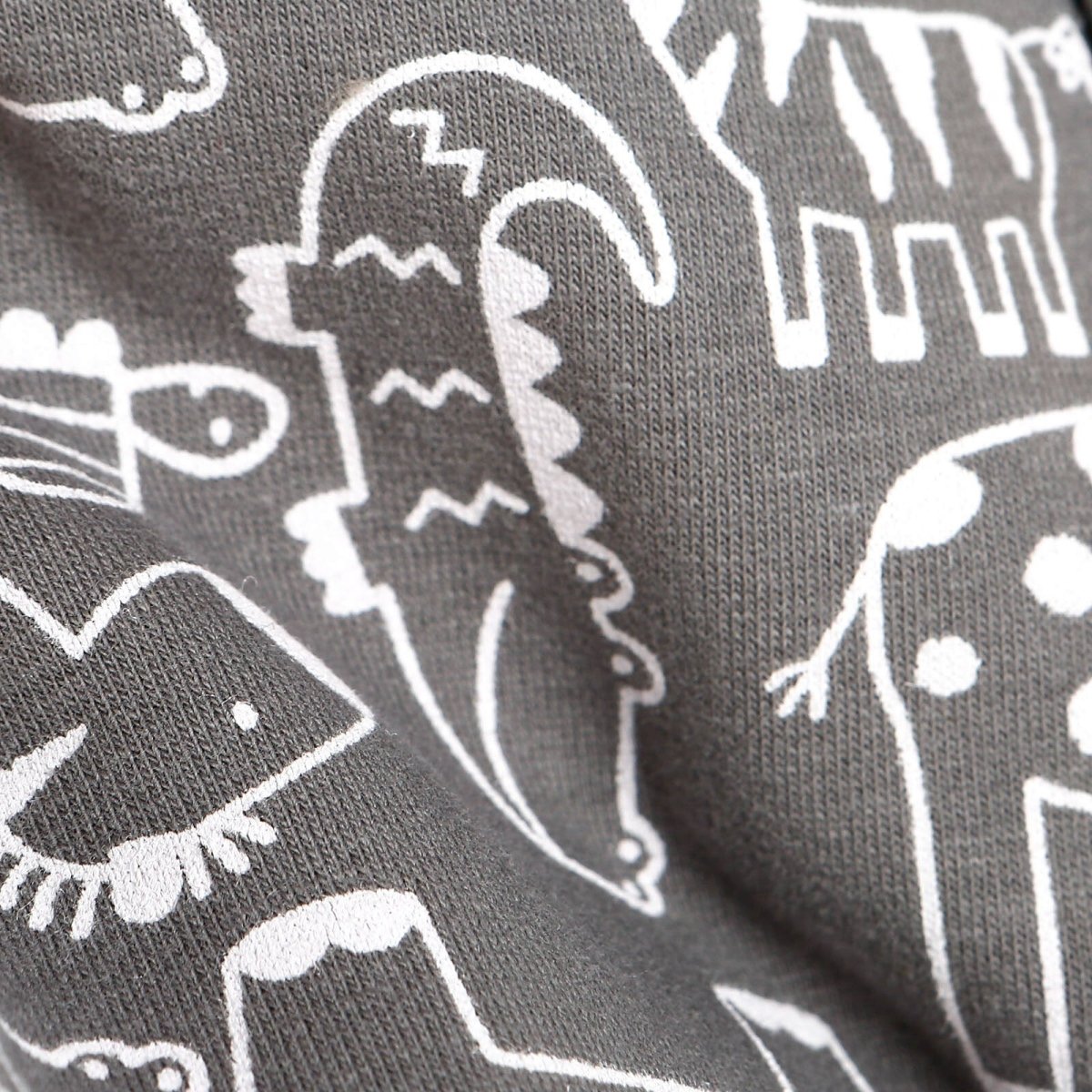 For My Baby Newborn Wild Jumpsuit - Dark Grey