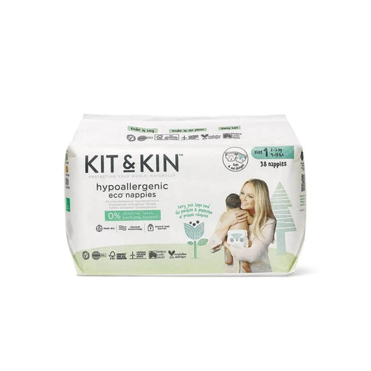Kit & Kin Nappies Size 1 - 38 nappies