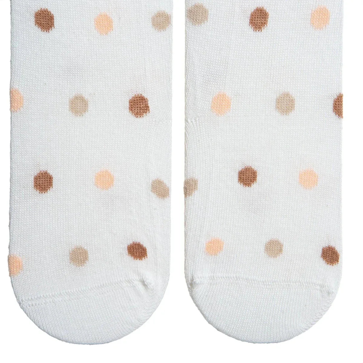 HelloBaby Girls Tights Polka Dot Print - Beige