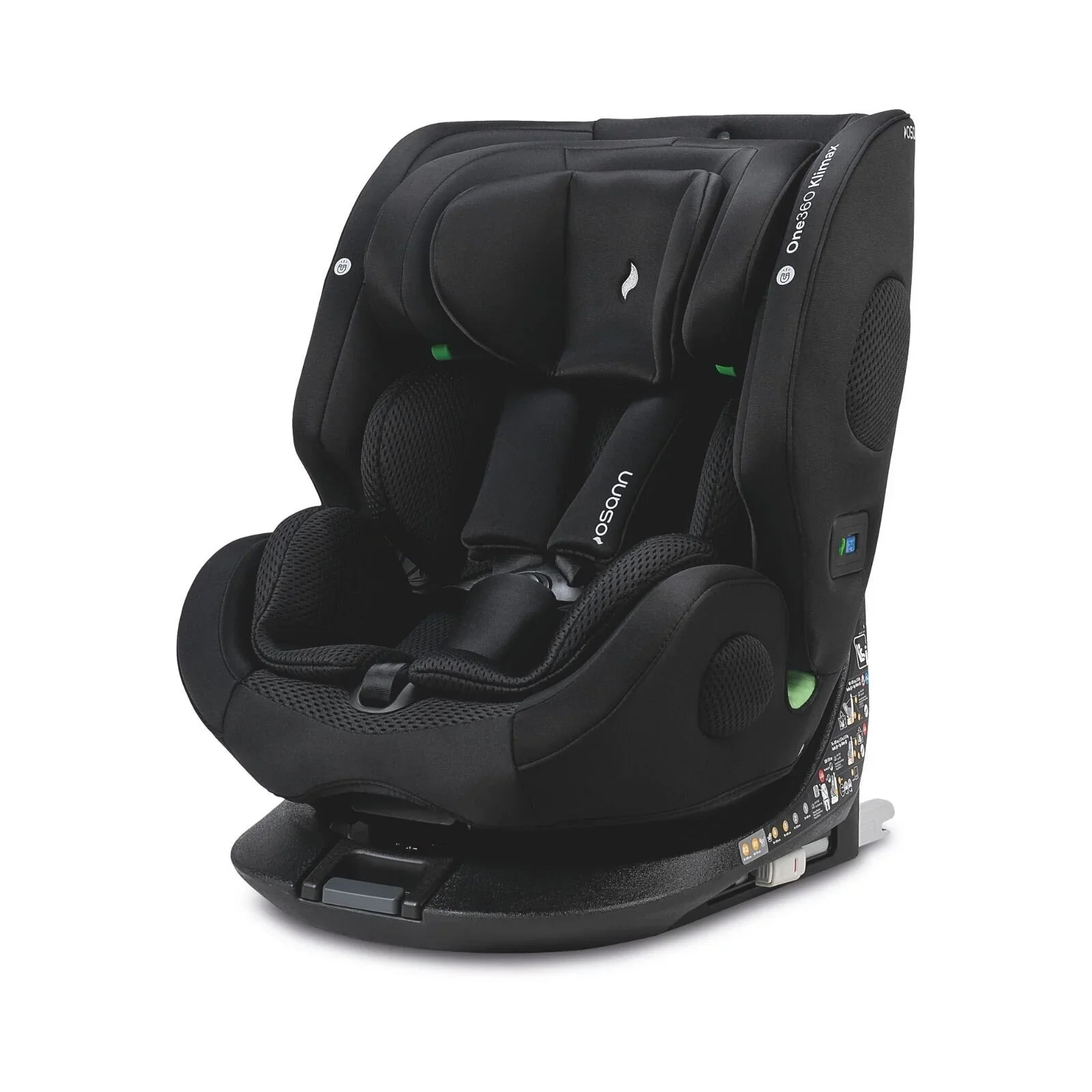 Osann One360 0+/1/2/3 Climax ECE R129/03 Car Seat – Black