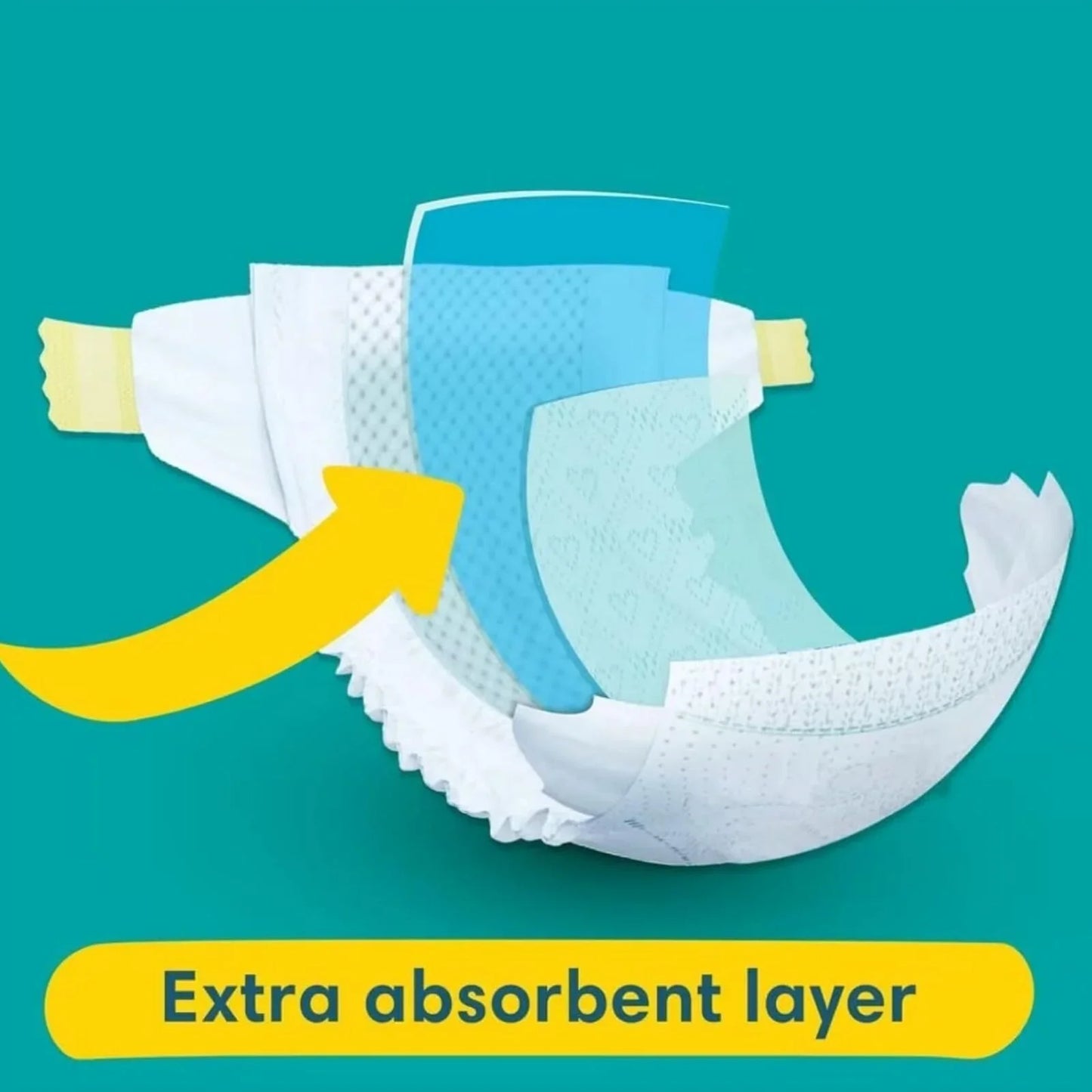 Pampers Baby Dry Size 3 Jumbo Pack - 98 nappies