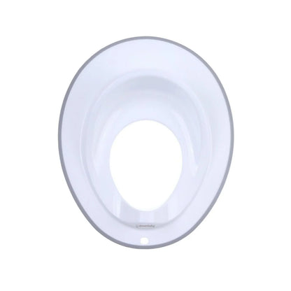 Dreambaby Toilet Topper with Grey Trim - White