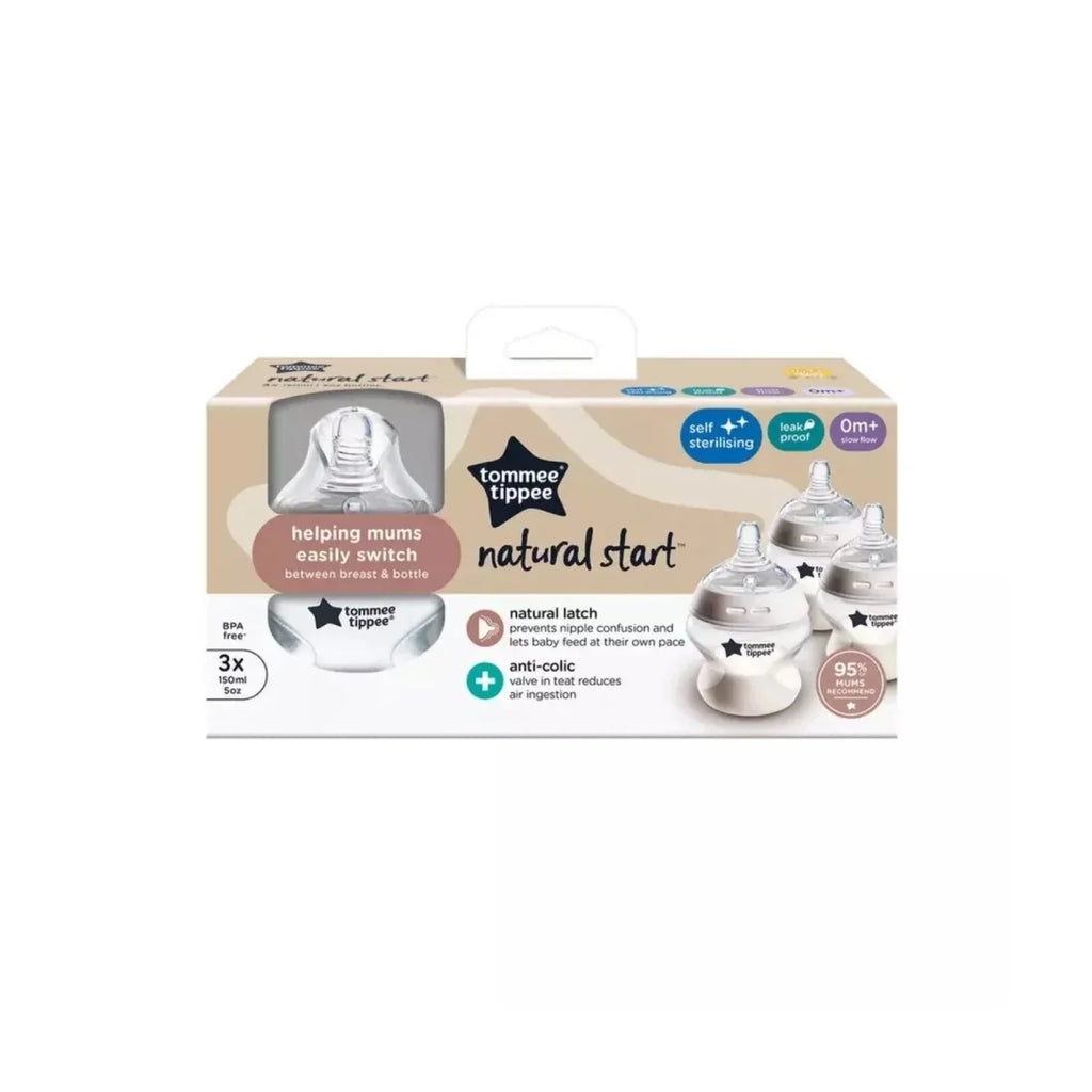 Tommee Tippee Closer To Nature Bottle 150ml Pack of 3