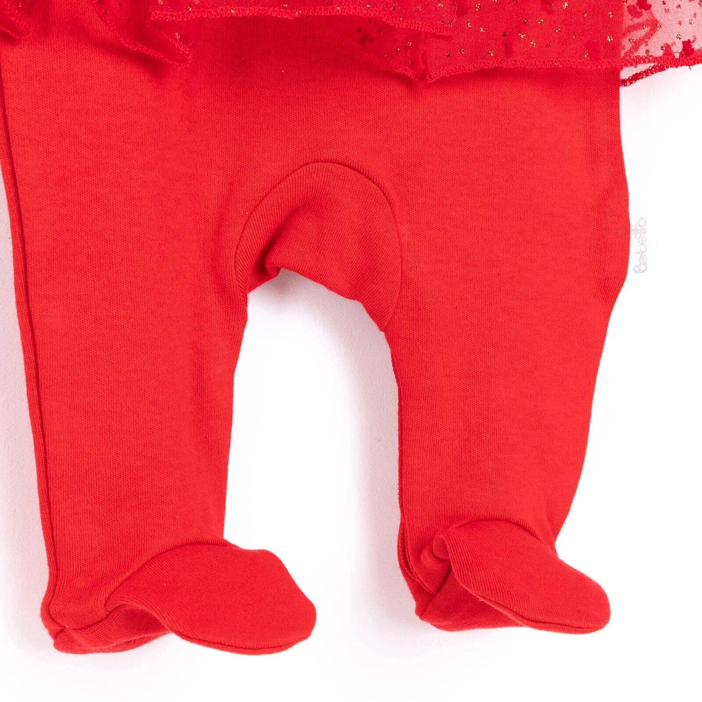 Bebetto Newborn Christmas Holiday Footed - Red