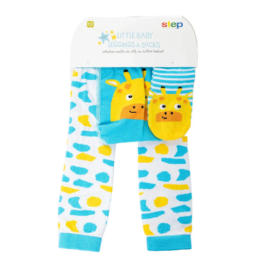 Step Baby Boy Tights and Socks - Multicolour