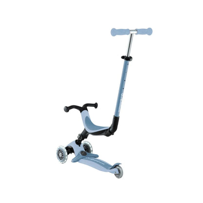 Globber Go Up Active Lights Eco Scooter - Blueberry
