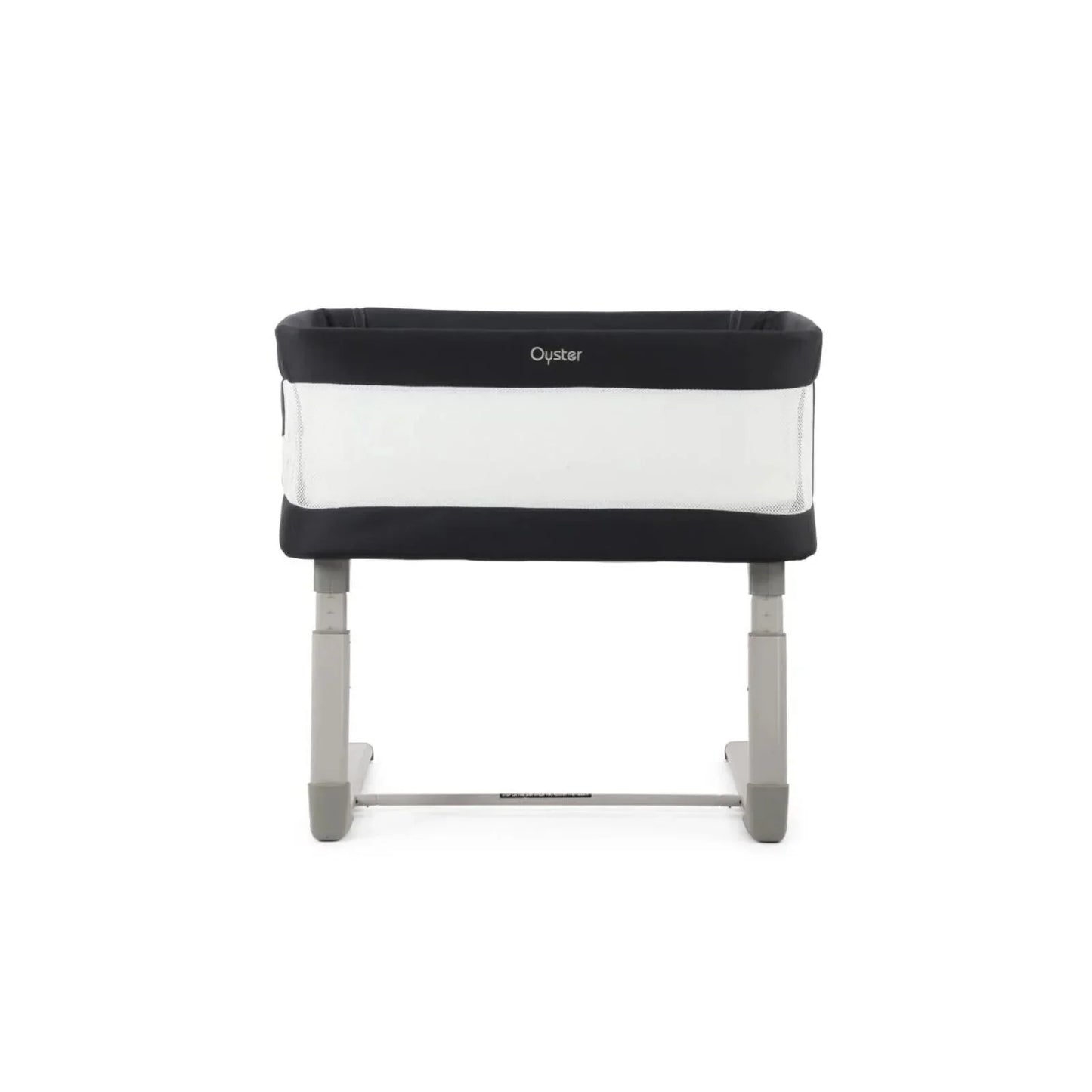 Oyster Wiggle Crib Co-Sleeper - Carbonite