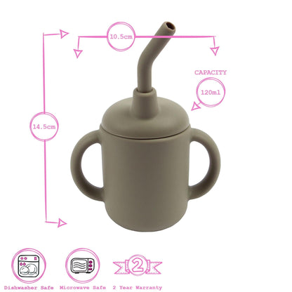 120ml Silicone Baby Sippy Cup