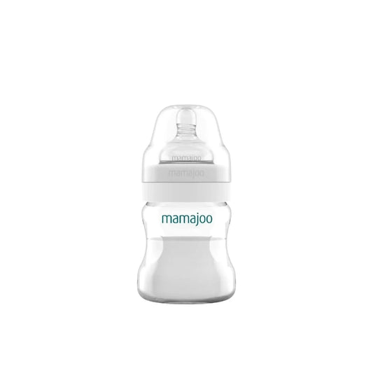 Mamajoo Anti-Colic PP Baby Bottle Slow Flow 0+ months 150ml - Silver