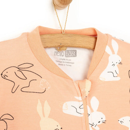 HelloBaby Girl Sleepsuit - Light Pink