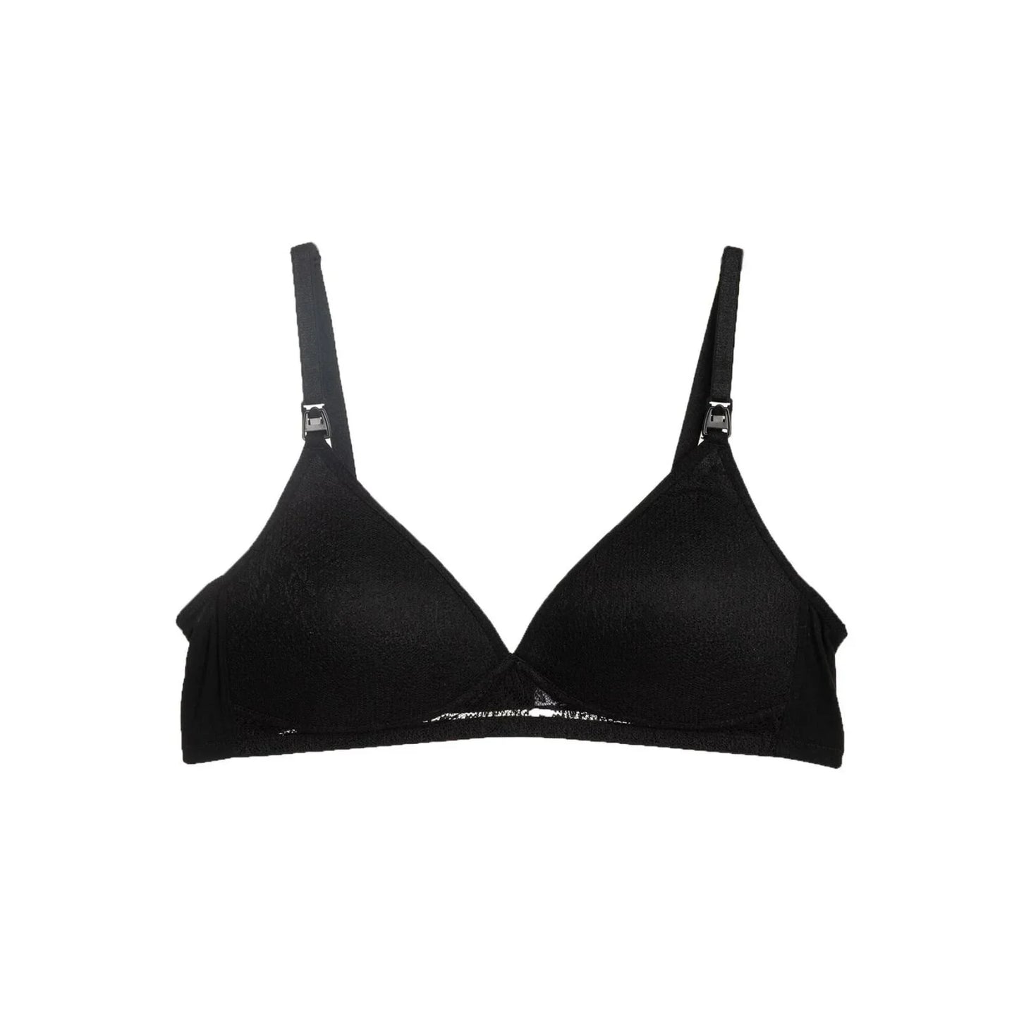 baby mom Padded Nursing Bra - Black