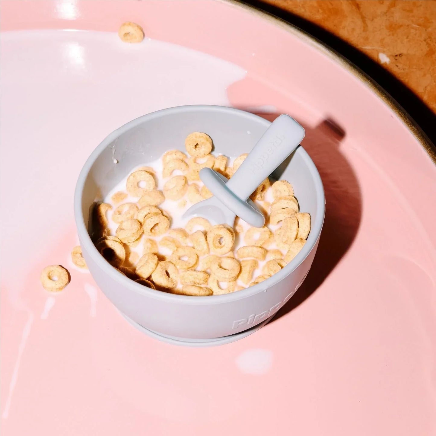 Pippeta Silicone Suction Bowl - Aqua Blue