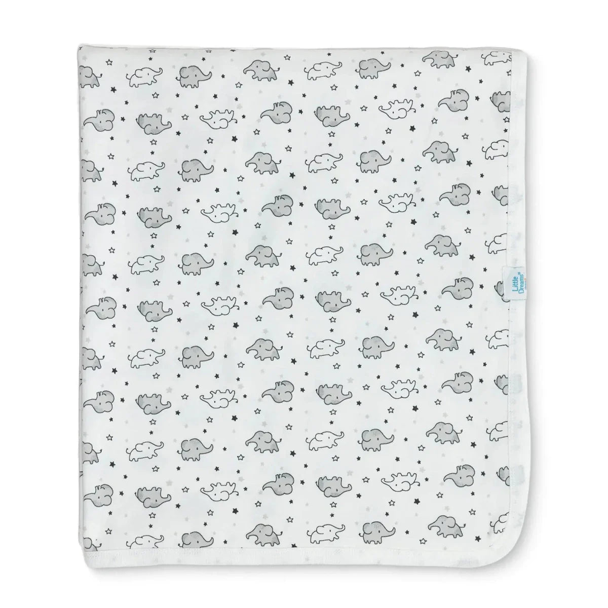 Little Dreams Boys Cotton Jersey Blankets - Ecru