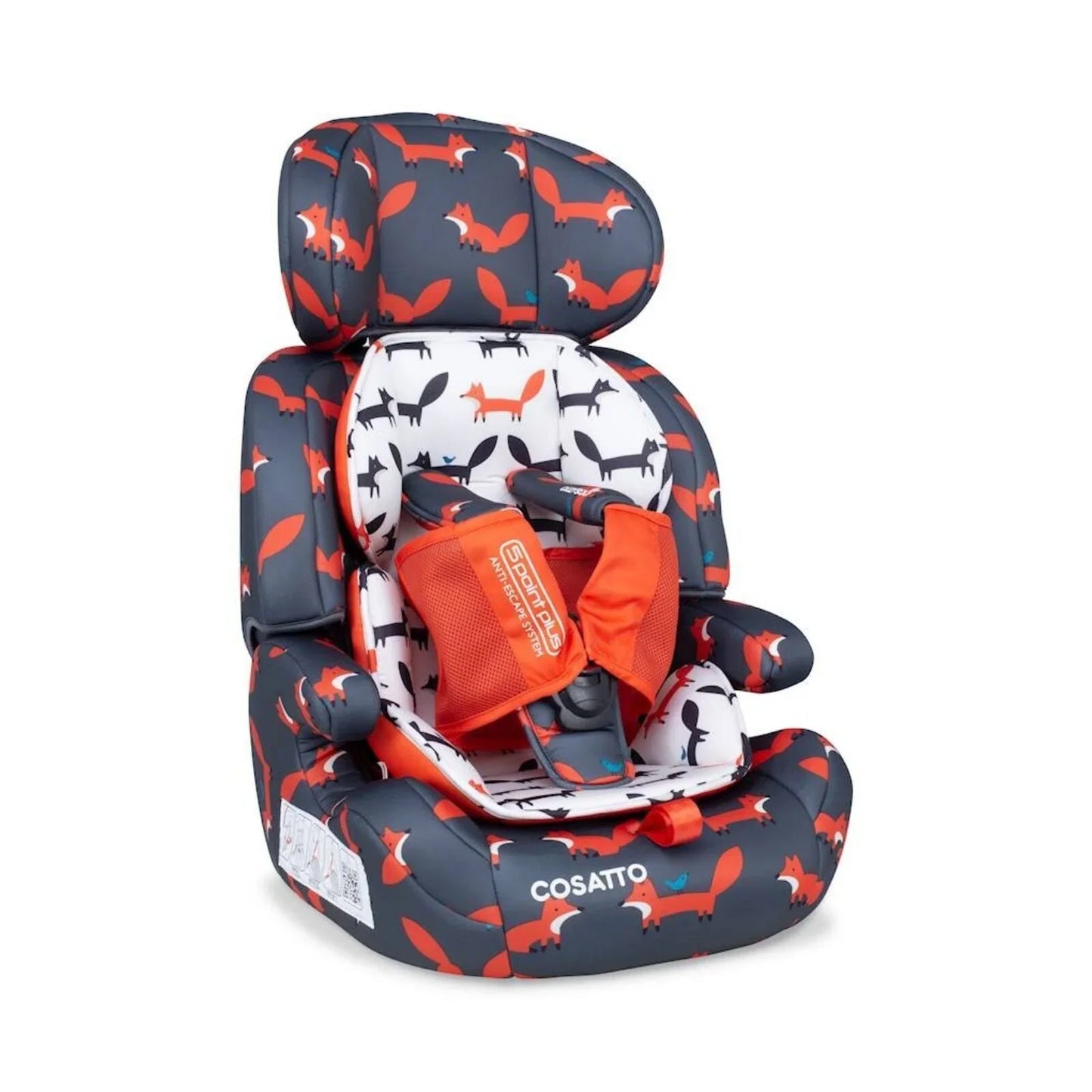 Cosatto Zoomi Group 1/2/3 Car Seat - Charcoal Mister Fox